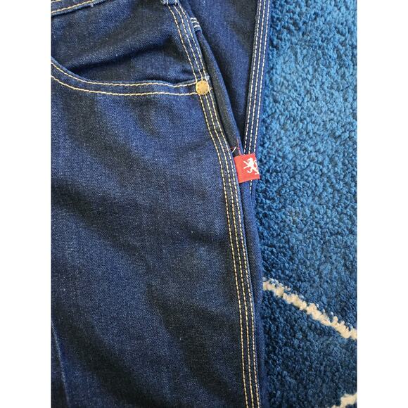 Braxton Women's High Waisted Stretch Boot Cut Dark Wash Jeans-10 - Picture 6 of 9